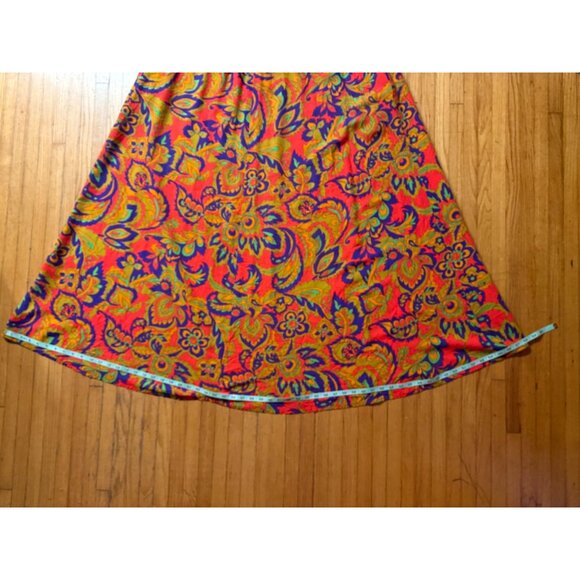 Vintage Hawaiian Casuals by Stan Hicks Maxi Dress – Mock Neck, Side Pockets, Hon - Picture 8 of 14